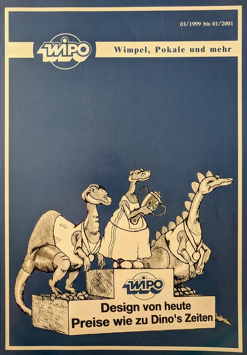 Ein alter Produktkatalog der Firma WiPo Pokale.