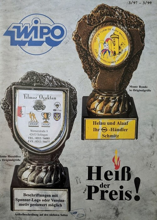 Ein alter Produktkatalog der Firma WiPo Pokale.