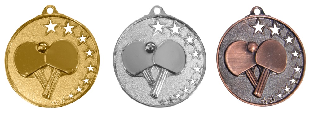 Medaille mit glattem Design für 50 mm Embleme