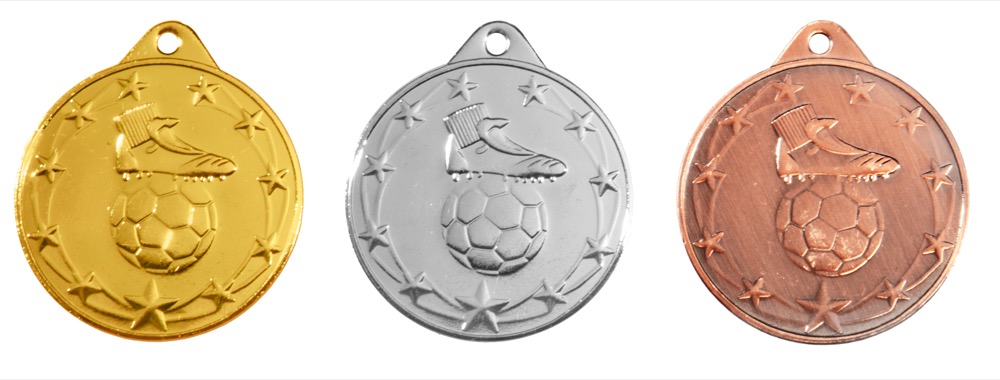 Medaille mit Zackenkranz für 50 mm Embleme