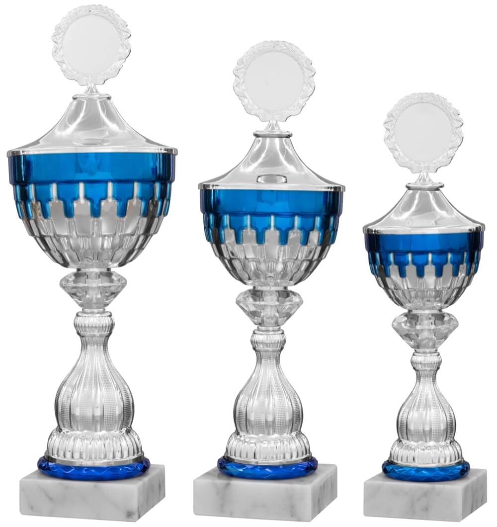 Eleganter Pokal in Silber