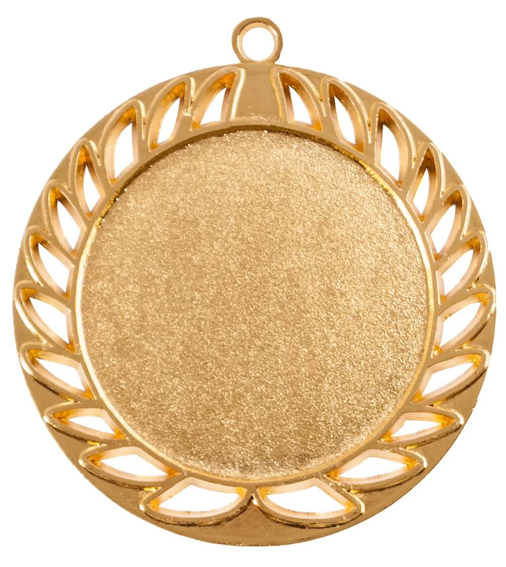 Medaille mit Blumenkranz für 50 mm Embleme