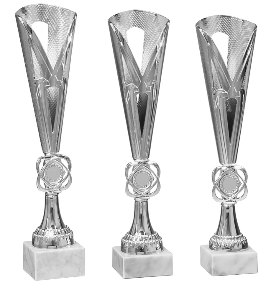 Silberpokal mit Emblemhalterung 25mm