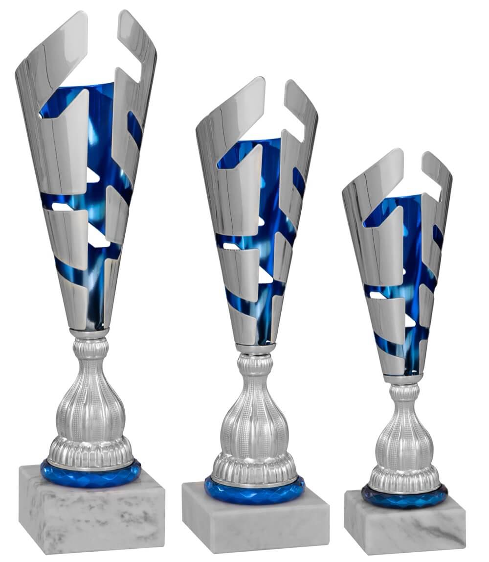 Laserpokal mit Schraubfigur