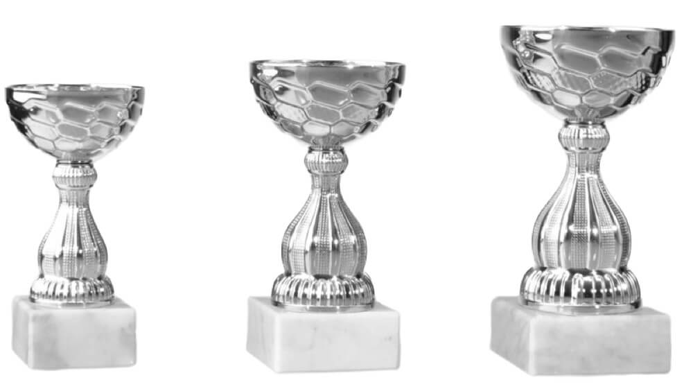 Eleganter Silberpokal