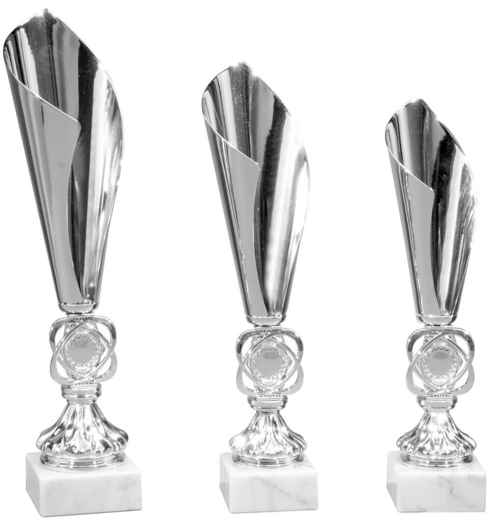 Kompakter Laserpokal mit Flammendesign