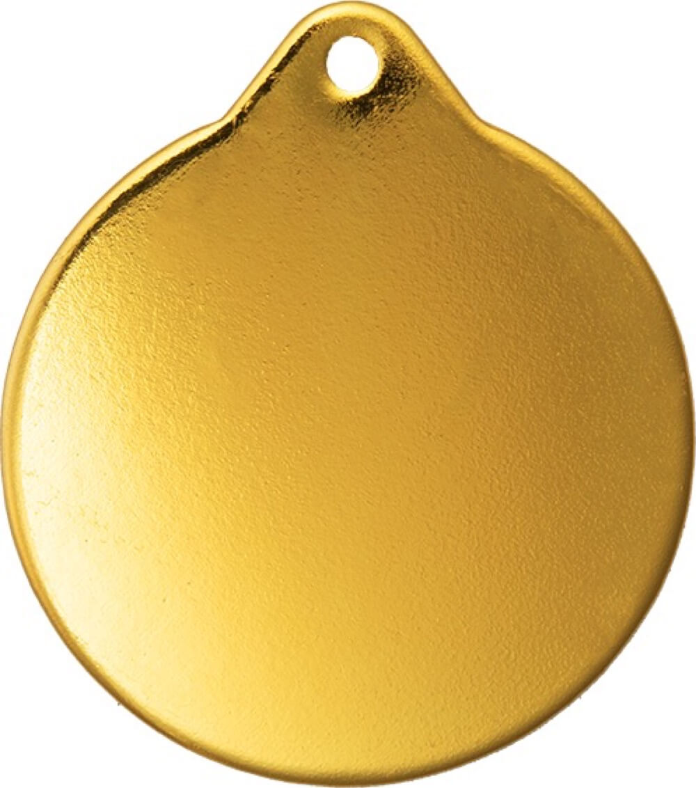 Funny Medaille mit Zwinker-Smiley