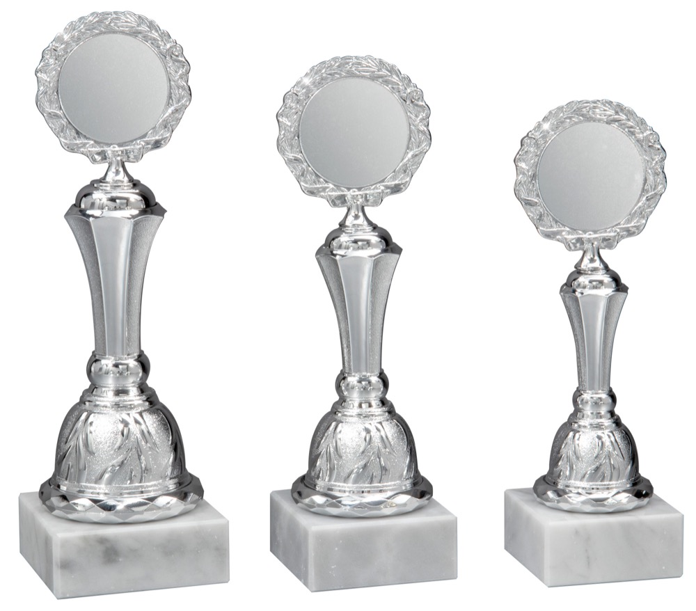 Eleganter Silberpokal mit Emblemhalterung 50mm