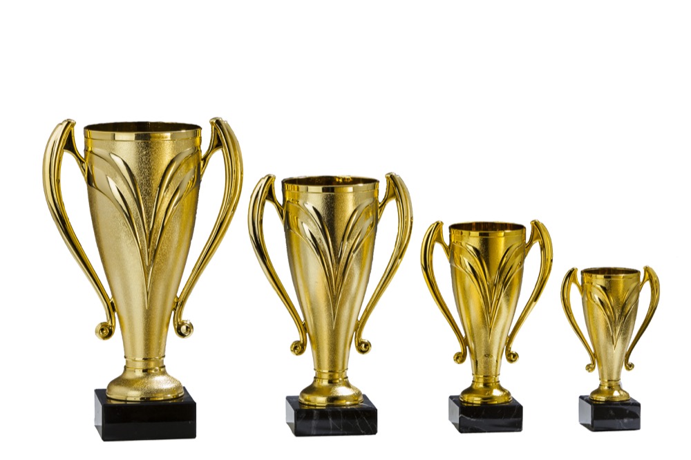 Ständer-Trophäe Cups ohne Deckel